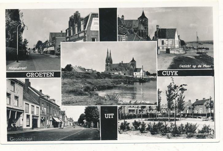 1475 Groeten uit Cuyk, Verzamelen, Ansichtkaarten | Nederland, Noord-Brabant, 1940 tot 1960, Ophalen of Verzenden