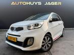 Kia Picanto 1.0 CVVT X-treme Multi stuur Leder, Auto's, Voorwielaandrijving, Euro 5, Gebruikt, Zwart