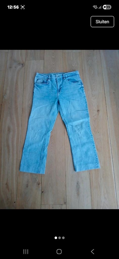 Zara spijkerbroek lichtblauw maat 42, Ophalen of Verzenden, Blauw, W33 - W36 (confectie 42/44)