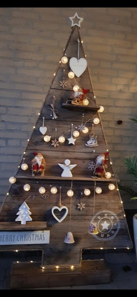 Houten kerstboom, Ophalen of Verzenden