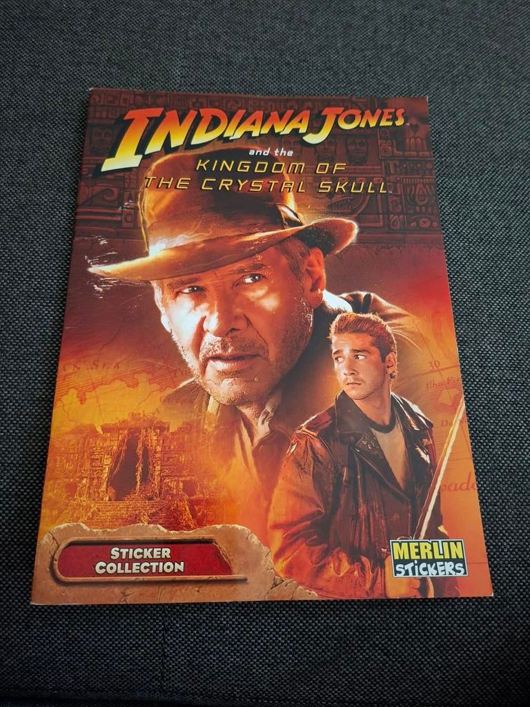 Stickerboek Indiana Jones, Ophalen of Verzenden, Gelezen