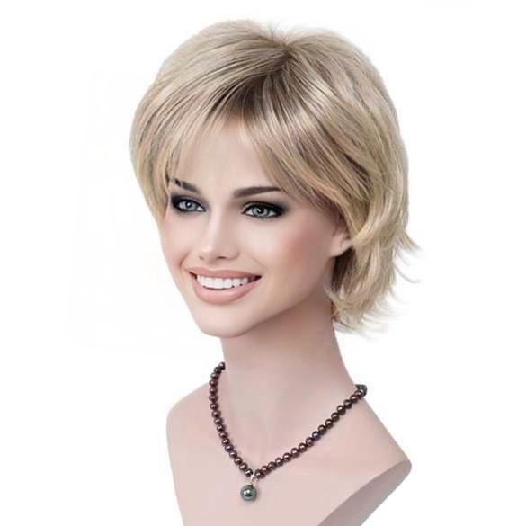 Sportief jong kapsel pruik kort in laagjes kleur R10-26, Sieraden, Tassen en Uiterlijk, Uiterlijk | Haarverzorging, Nieuw, Pruik of Haarverlenging