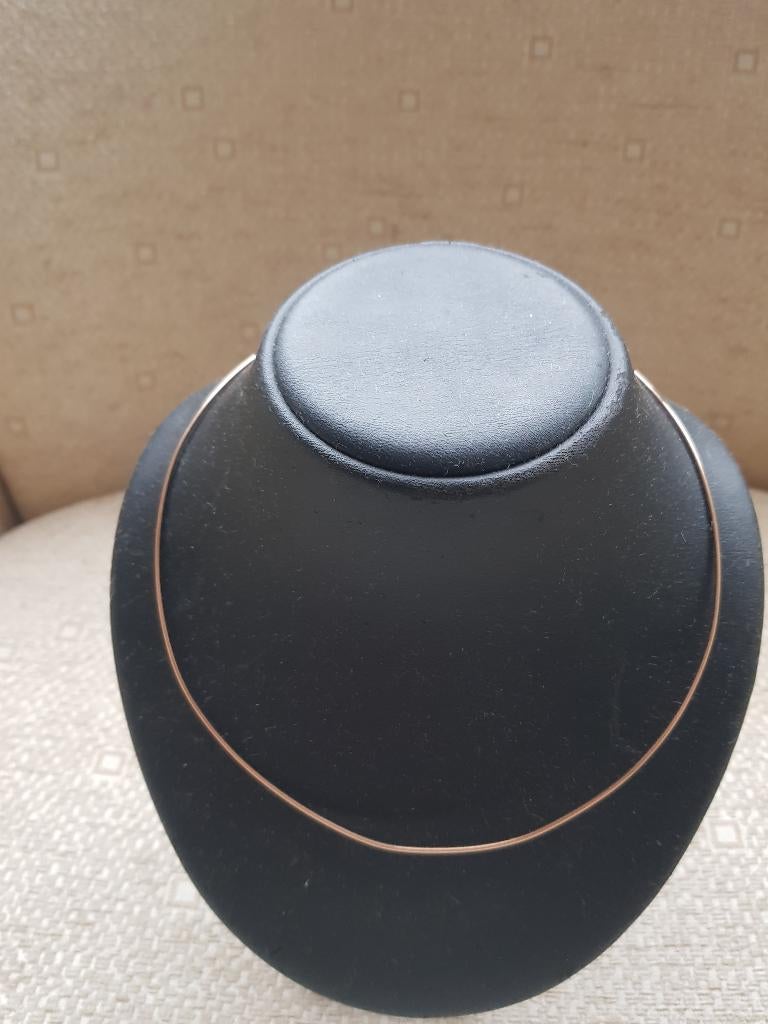 14 krt fraaie verfijnde roségd omega spang, Ophalen of Verzenden, Nieuw, Goud, Goud