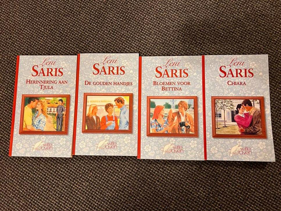 Leni Saris - 4 Boeken Witte Raven Serie, Boeken, Romans, Ophalen of Verzenden, Zo goed als nieuw, Leni Saris, Nederland
