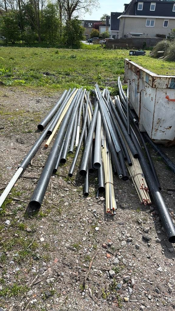 Partij pp buis en waterbuis, Ophalen, Overige materialen, Zo goed als nieuw, Minder dan 2 meter