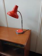Oranje Bureaulamp - Vintage jaren 60-70, Gebruikt, Vintage, Ophalen of Verzenden, Metaal