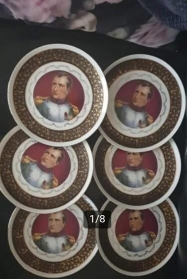 Antieke 5 Duitse Napoleon Borden., Ophalen of Verzenden