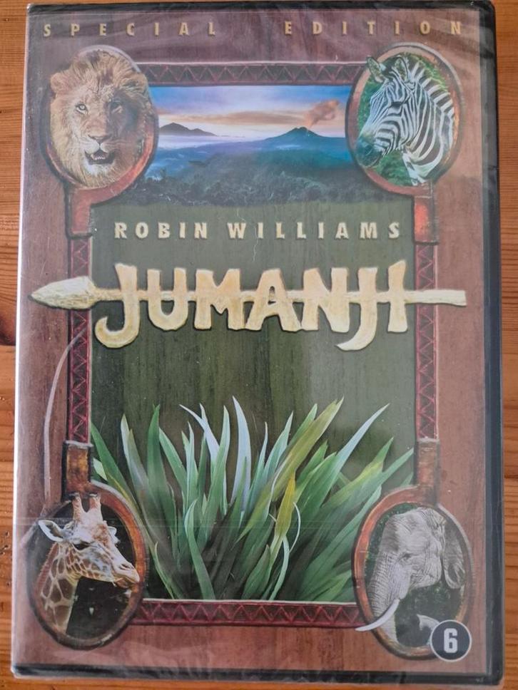 Jumanji Special Edition DVD - Robin Williams, Cd's en Dvd's, Dvd's | Avontuur, Nieuw in verpakking, Vanaf 6 jaar, Ophalen of Verzenden