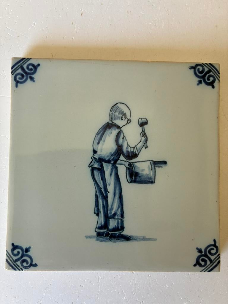 Tegel van Tichelaar Makkum 1988, Ophalen of Verzenden