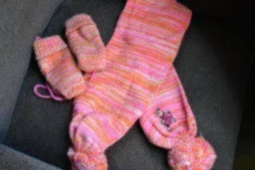 Das / wanten efteling, Verzenden, Zo goed als nieuw, Meisje, Setje