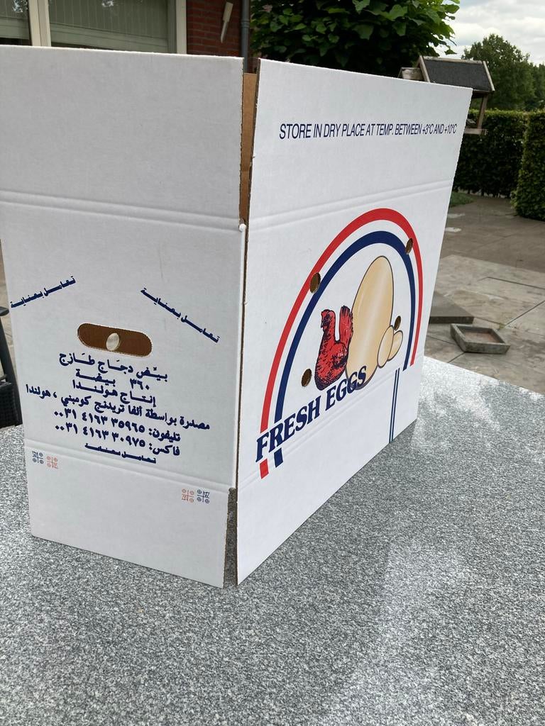 Verhuisdozen of opslagdozen 55x27x30 extra stevig wit karton, Doe-het-zelf en Verbouw, Kratten en Dozen, Ophalen, 50 tot 75 cm