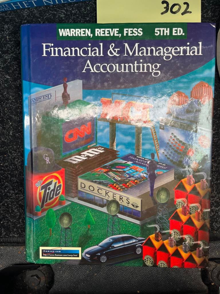 Financial & Managerial Accounting - 5e (Warren, Reeve, Fess), Boeken, Studieboeken en Cursussen, Ophalen of Verzenden, Gamma, Zo goed als nieuw