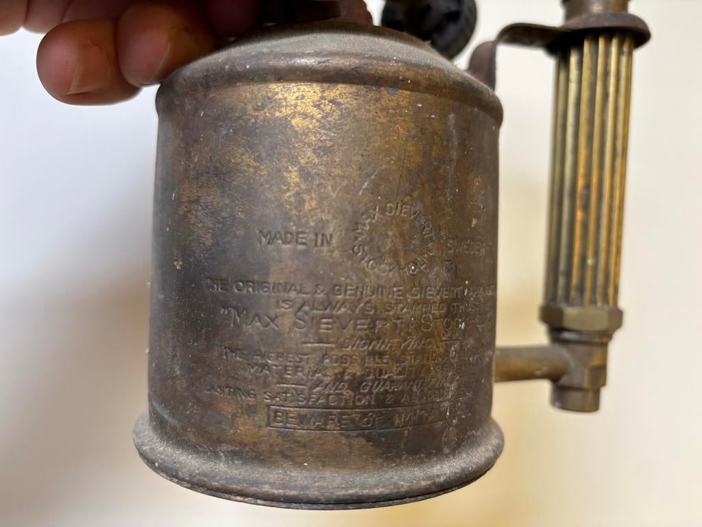 Oude gasbrander van Sievert, Ophalen of Verzenden