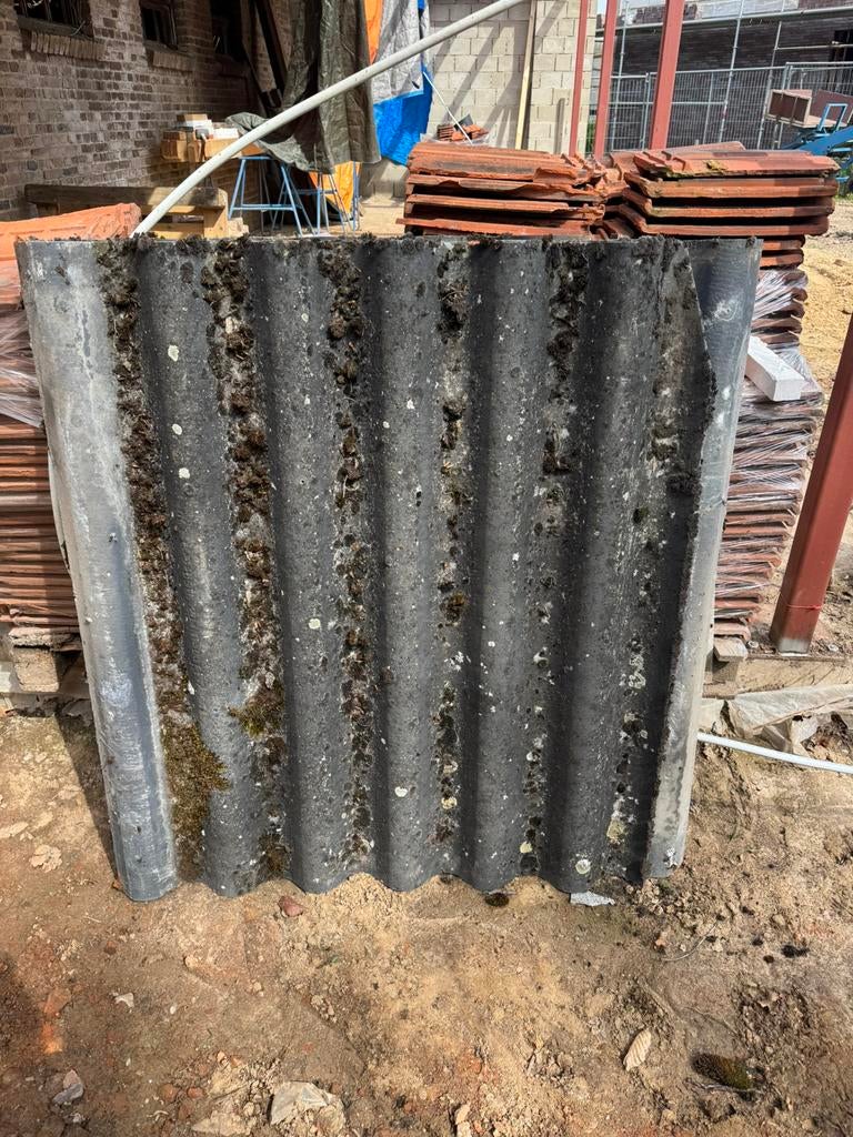 Eternit golf platen., Ophalen, Overige materialen, Gebruikt, Zwart