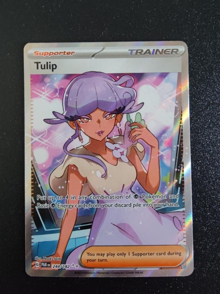 Tulip 244/182, Ophalen of Verzenden, Zo goed als nieuw, Losse kaart, Foil