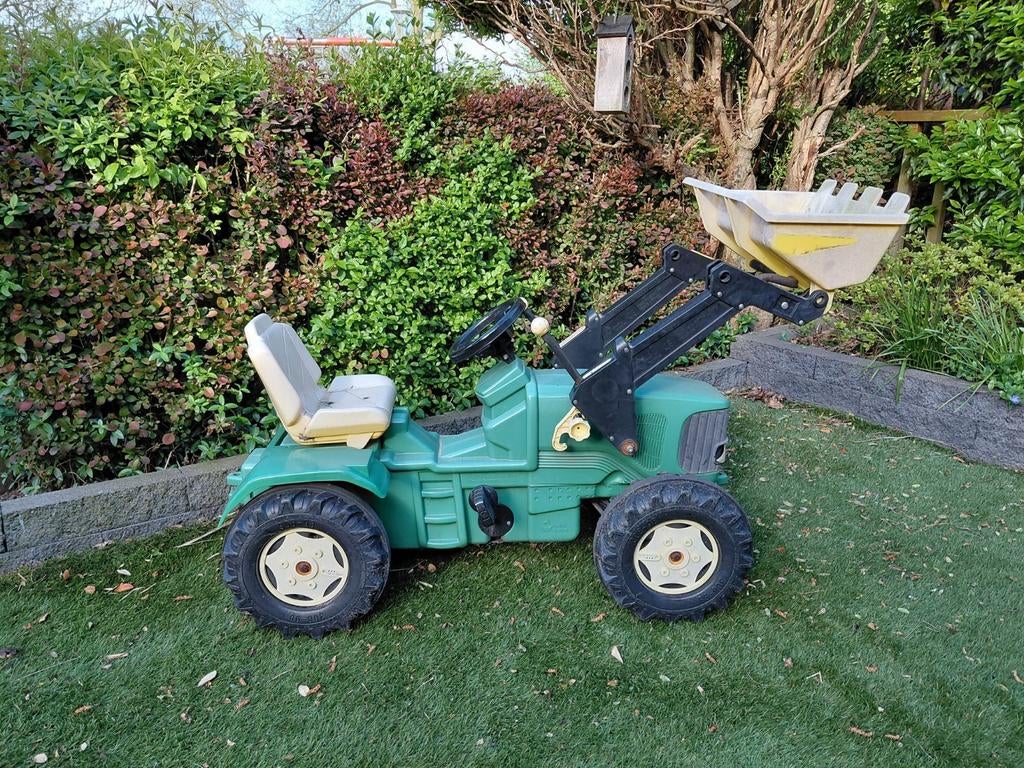 Groene traptractor met voorlader voor uren speelplezier, Kinderen en Baby's, Speelgoed | Buiten | Voertuigen en Loopfietsen, Ophalen