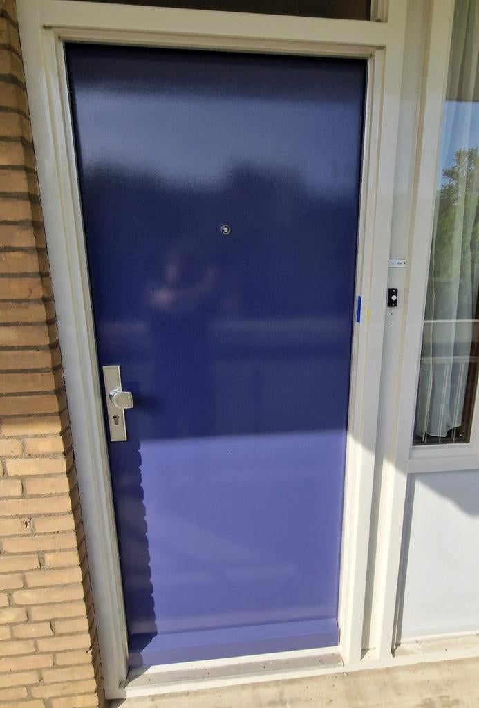 Voordeuren massief 82.5 x 201.5 3-puntsluiting, Ophalen, Gebruikt, 80 tot 100 cm, Buitendeur