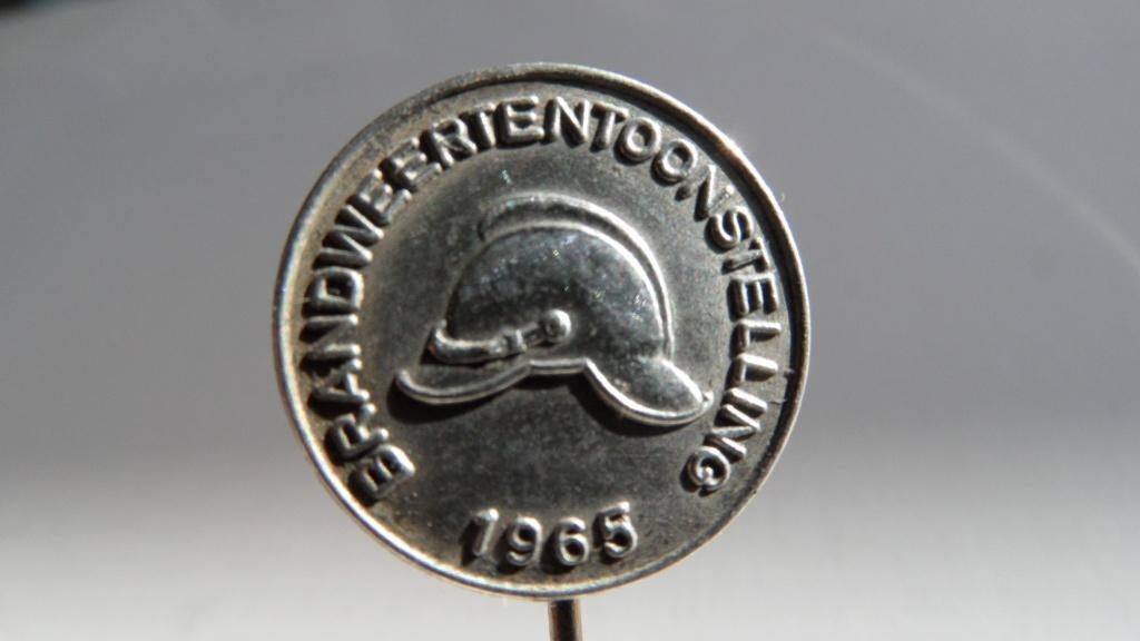 Brandweertentoonstelling 1965 speld, Verzenden, Gebruikt, Merk, Speldje of Pin