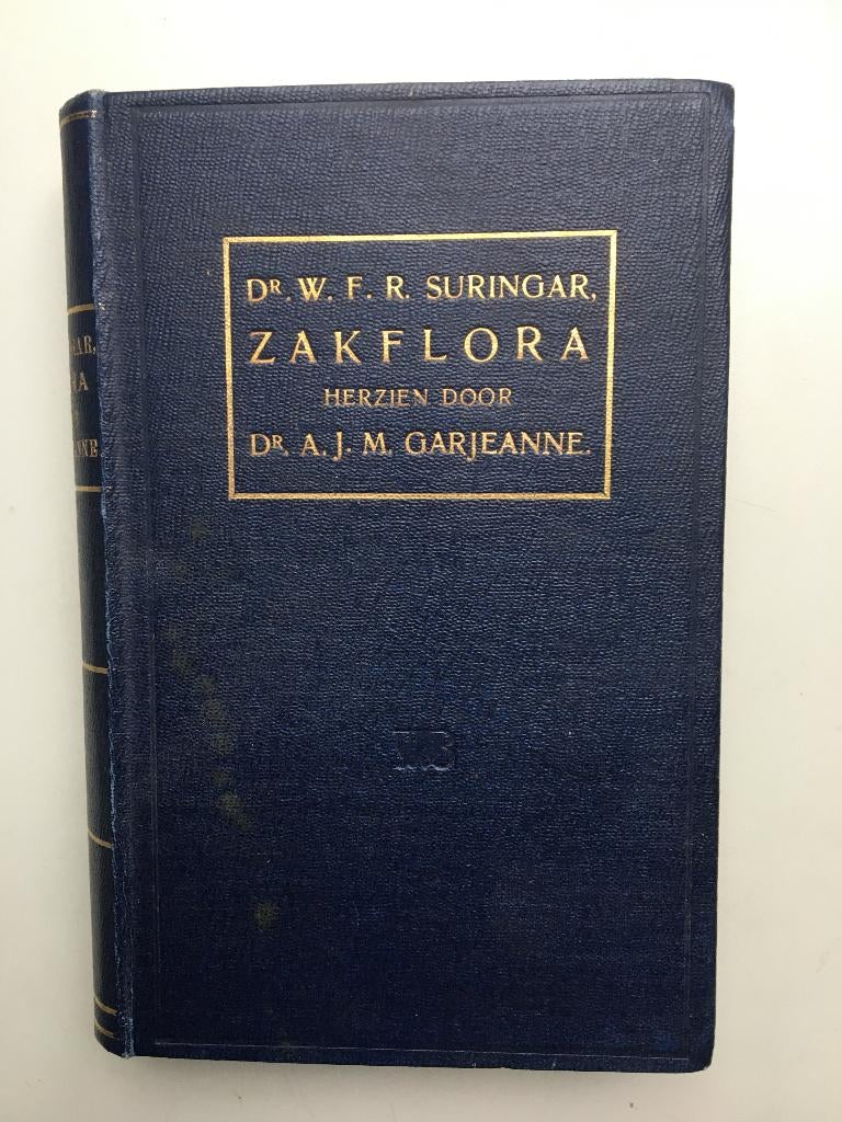 Antieke zakflora Suringar uit 1903, Ophalen of Verzenden, Gelezen, Bloemen, Planten en Bomen, W.F.R.Suringar