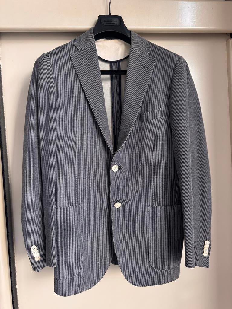 Corneliani Colbert Grijs Maat 48, Kleding | Heren, Ophalen of Verzenden, Gedragen, Maat 48/50 (M), Grijs