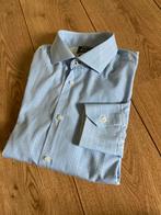 Arrow overhemd maat 44 regular lichtblauw geruit, Ophalen of Verzenden, Zo goed als nieuw, Blauw, Halswijdte 43/44 (XL)