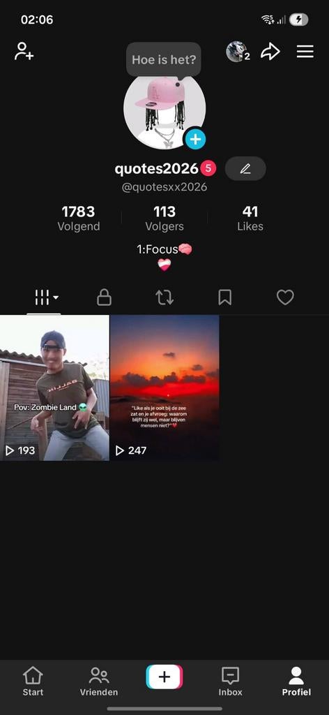 TikTok account Oulleh! Blow up?, Ophalen of Verzenden, Nieuw