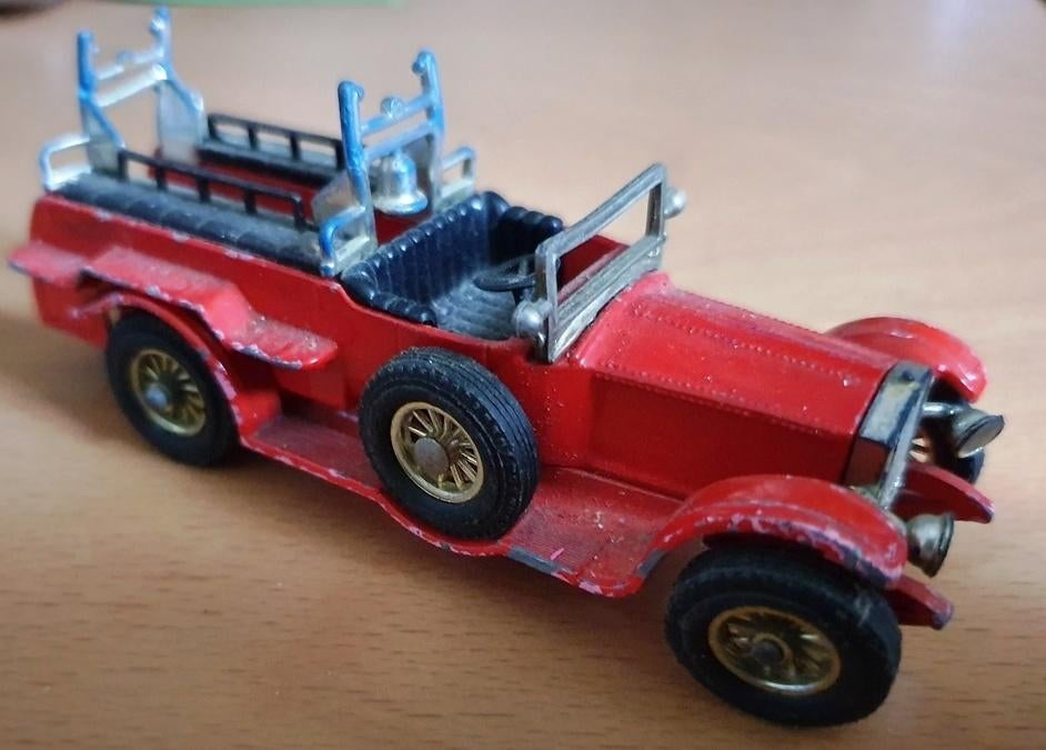 Matchbox Yesteryear Rolls-Royce brandweer, Ophalen of Verzenden, Gebruikt, Bus of Vrachtwagen