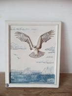 Vintage Zweedse Jie Gantofta handgedecoreerde wandtegel WWF, Antiek en Kunst, Antiek | Wandborden en Tegels, Ophalen