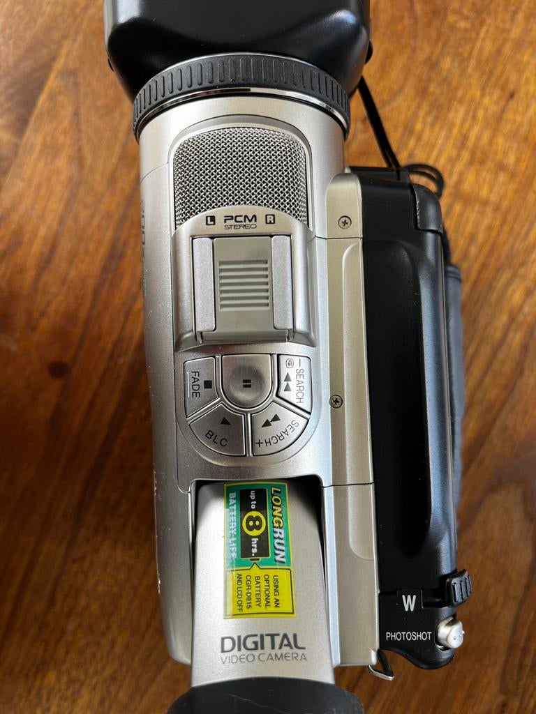 Panasonic digitale videocamera met accessoires, Audio, Tv en Foto, Videocamera's Digitaal, Mini dv, Panasonic, 20x of meer, Ophalen of Verzenden