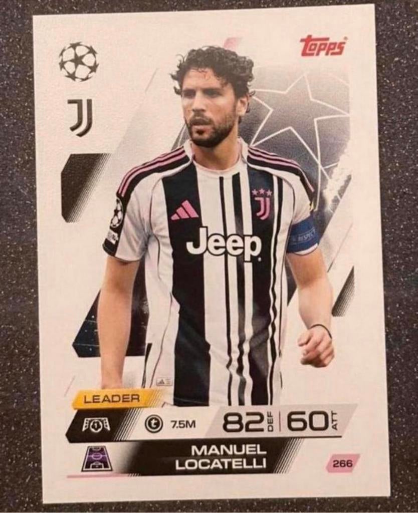 Topps MA 25/26    LOCATELLI    JUVENTUS, Verzenden, Zo goed als nieuw, Plaatje