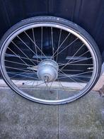 voorwiel met motor 9 pins, Fietsen en Brommers, Fietsonderdelen, Ophalen, Algemeen, Wiel