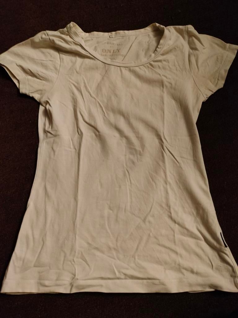 ONLY shirt maat S, Wit, Ophalen of Verzenden, ONLY, Korte mouw