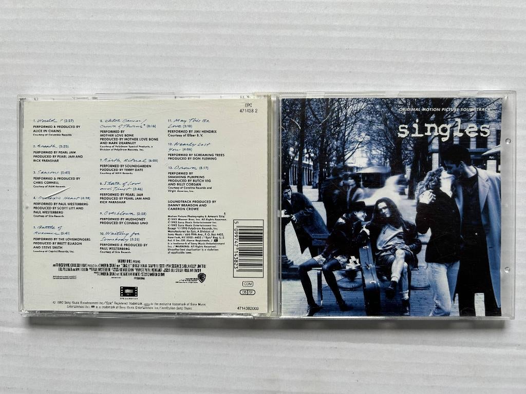 CD - Various - Singles - Original Motion Picture Soundtrack, Ophalen of Verzenden, Zo goed als nieuw, Alternative