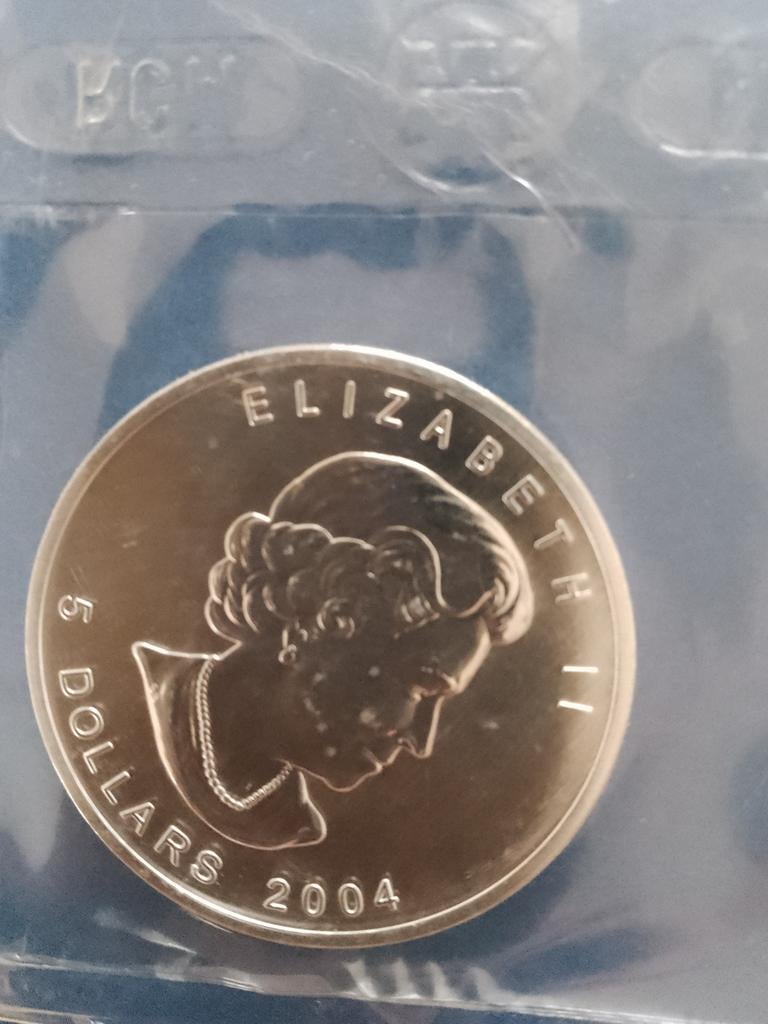 Maple Leaf 2004 1 oz zilver, Ophalen of Verzenden, Zilver