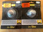 2x In-lite Halogeenlamp MR-16 20W - Nieuw in verpakking, Ophalen of Verzenden, Nieuw, Minder dan 50 watt, Spots