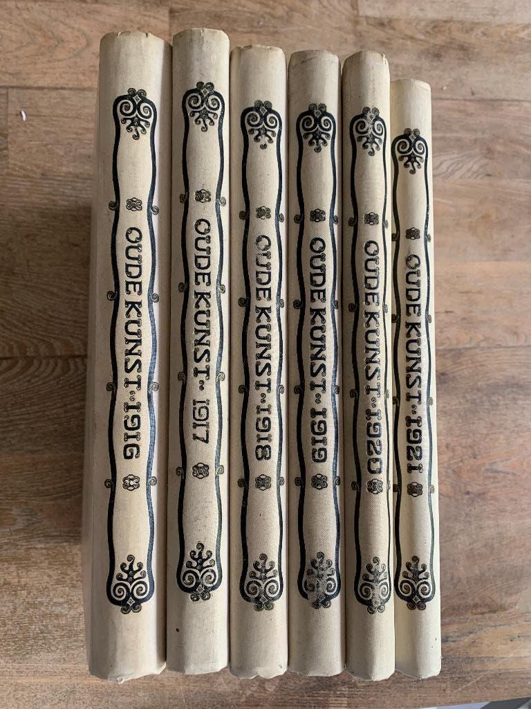 Oude Kunst maandschrift 1916 1921 6 jaargangen, Ophalen of Verzenden