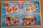 Mickey Mouse Clubhouse Puzzels, Domino, Memory - 4 in 1, Ophalen, 10 tot 50 stukjes, Zo goed als nieuw, 4 tot 6 jaar