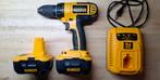 DeWalt accuboormachine 18V DC722 + 2 accu's + lader, Ophalen, Gebruikt, Boor- en Schroefmachine