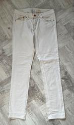 H&M Slim Leg Regular Waist Jeans Wit Maat 33, Kleding | Dames, Spijkerbroeken en Jeans, Ophalen of Verzenden, Gedragen, Wit, W33 - W36 (confectie 42/44)