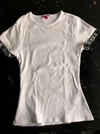 Guess offwhite t-shirt korte mouw mt.S, Kleding | Dames, T-shirts, Guess, Wit, Ophalen of Verzenden, Zo goed als nieuw