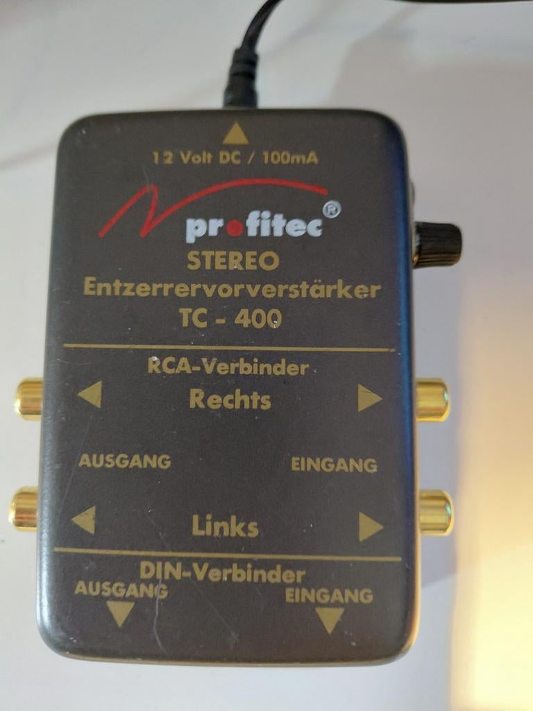 Profitec Stereo Entzerrervoorversterker TC-400, Gebruikt, Ophalen, Overige merken, Minder dan 60 watt