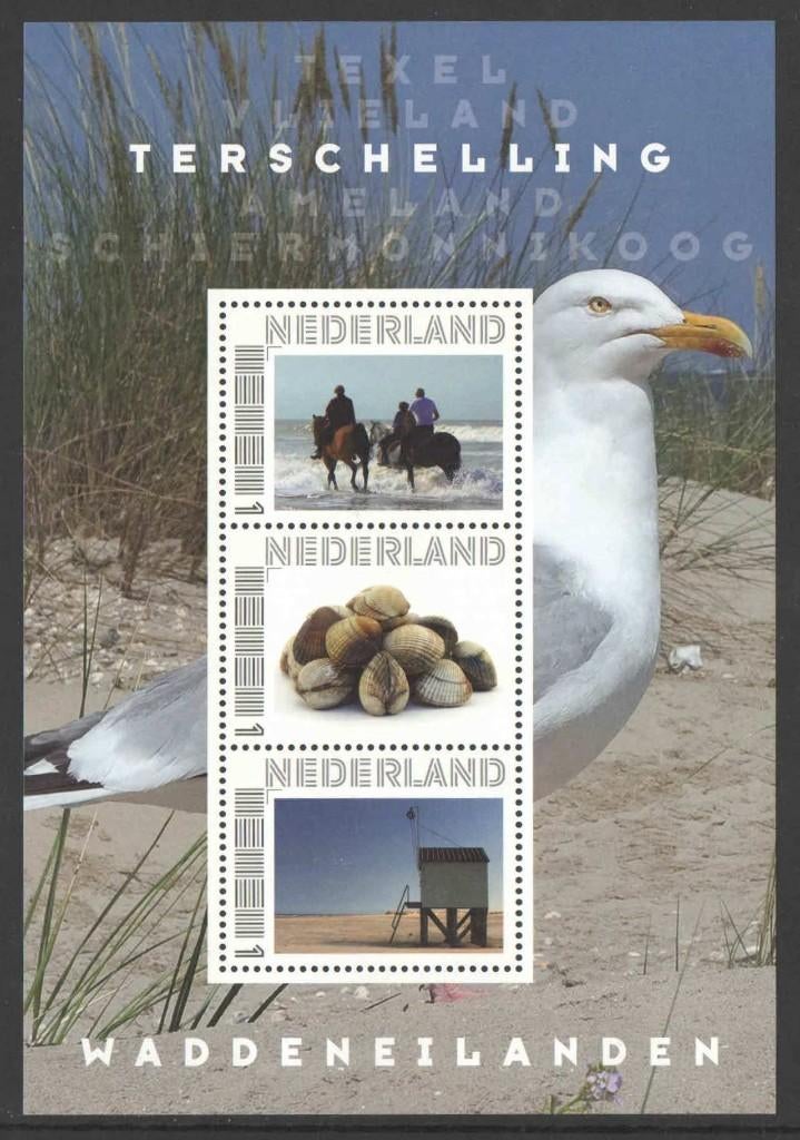 Postzegels Waddeneilanden: Terschelling 2, Ophalen of Verzenden, Na 1940, Postfris