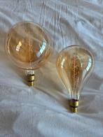2x Philips giant spiral lamp zgan, Led-lamp, Minder dan 30 watt, Zo goed als nieuw, E27 (groot)