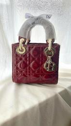 Lady Dior tas wijnrood, Sieraden, Tassen en Uiterlijk, Tassen | Damestassen, Ophalen of Verzenden, Nieuw, Rood, Handtas
