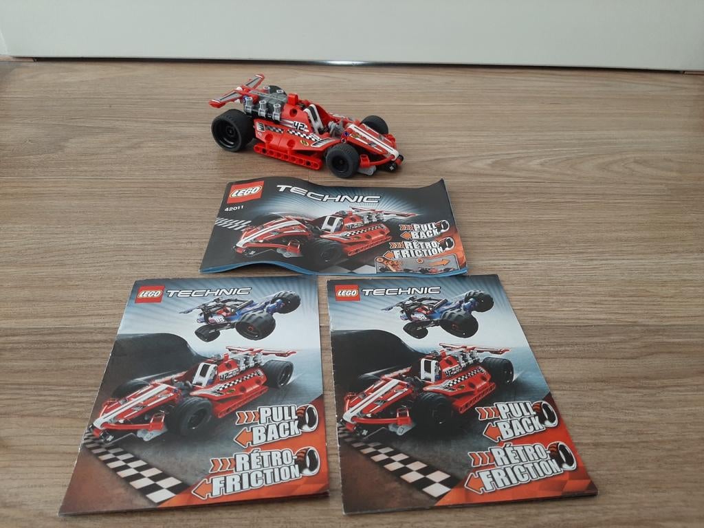 Lego Technic 42011 Racewagen, Lego, Compleet, Ophalen of Verzenden, Zo goed als nieuw