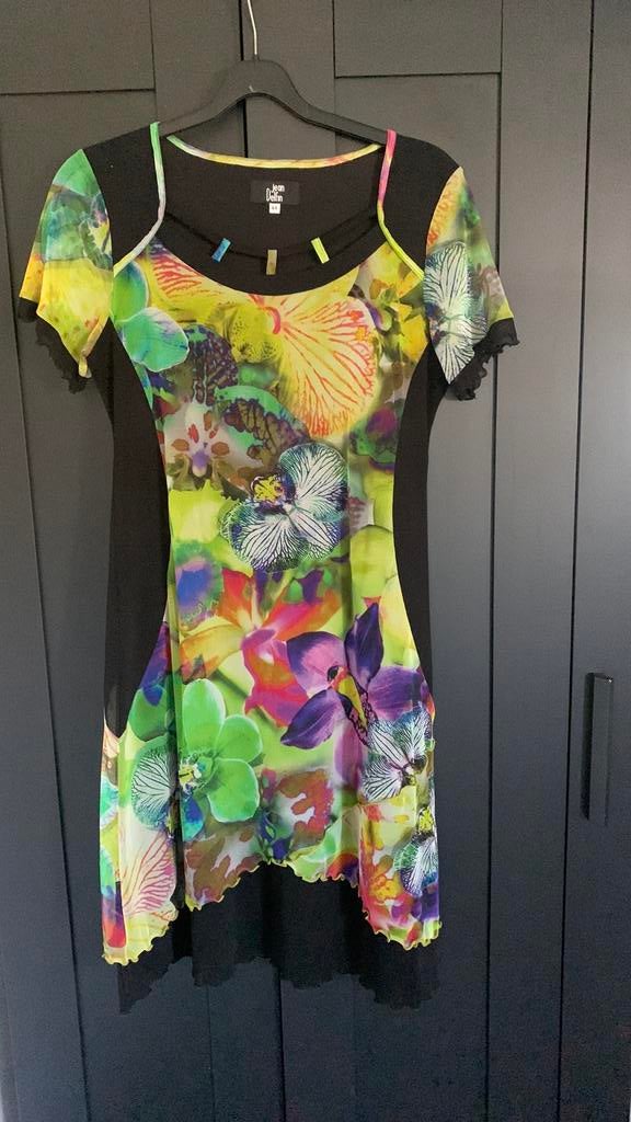 Jean delfin jurk maat 42, Overige kleuren, Maat 42/44 (L), Ophalen of Verzenden, Zo goed als nieuw