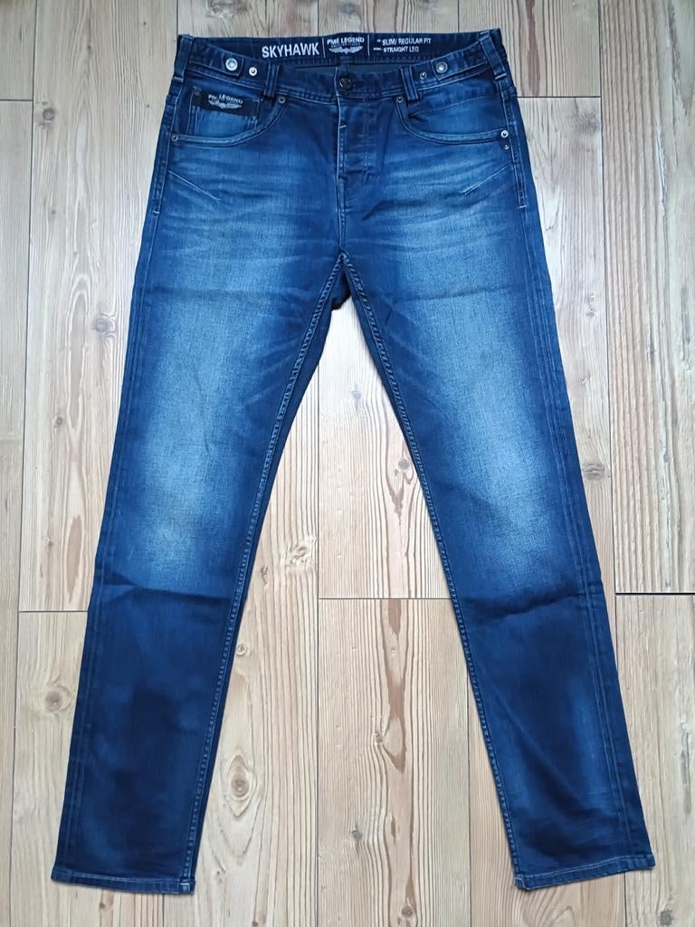 PME Legend stretch maat 33-34, Kleding | Heren, Ophalen of Verzenden, Zo goed als nieuw, Blauw, W33 - W34 (confectie 48/50)