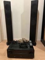 Pioneer versterker + speakers (Bluetooth), Zo goed als nieuw, 120 watt of meer, Front, Rear of Stereo speakers, Ophalen