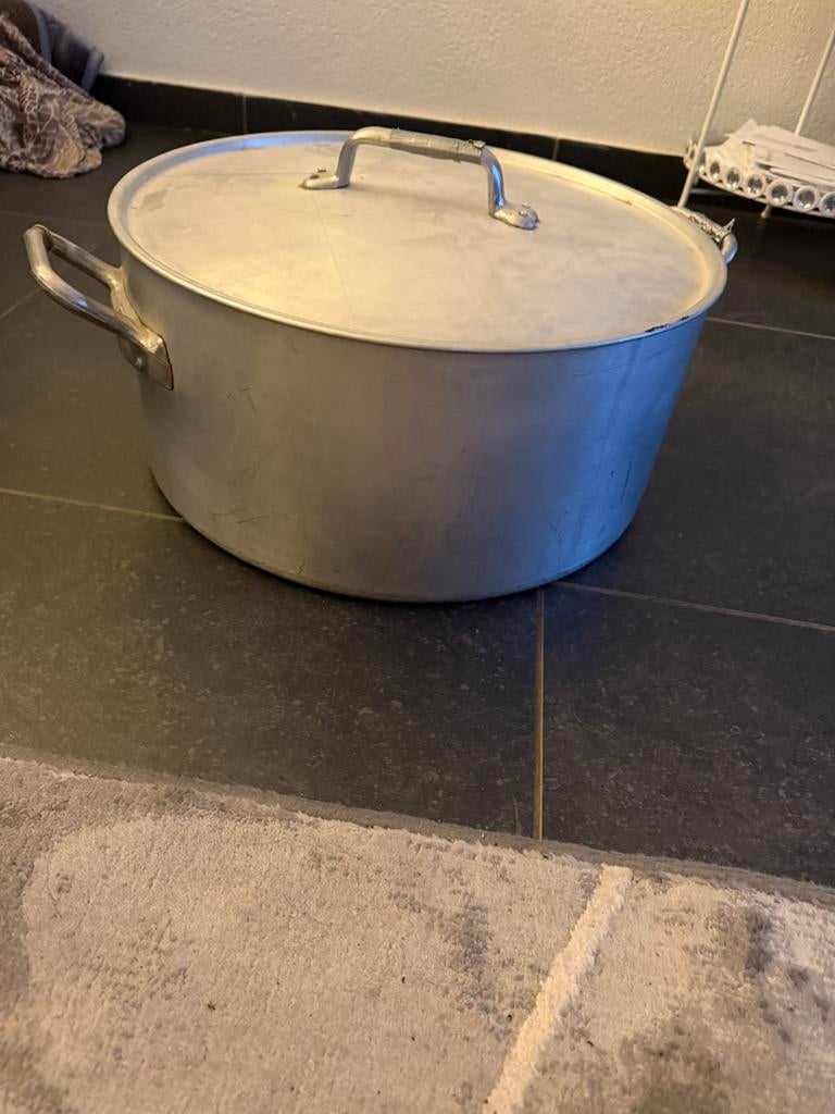 Grote pan, Ophalen, Zo goed als nieuw, Rvs, Kookpan of Snelkookpan