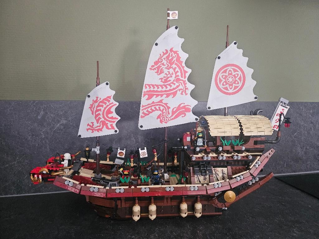 Lego Ninjago Destiny's Bounty 70618, Compleet, Lego, Ophalen of Verzenden, Zo goed als nieuw